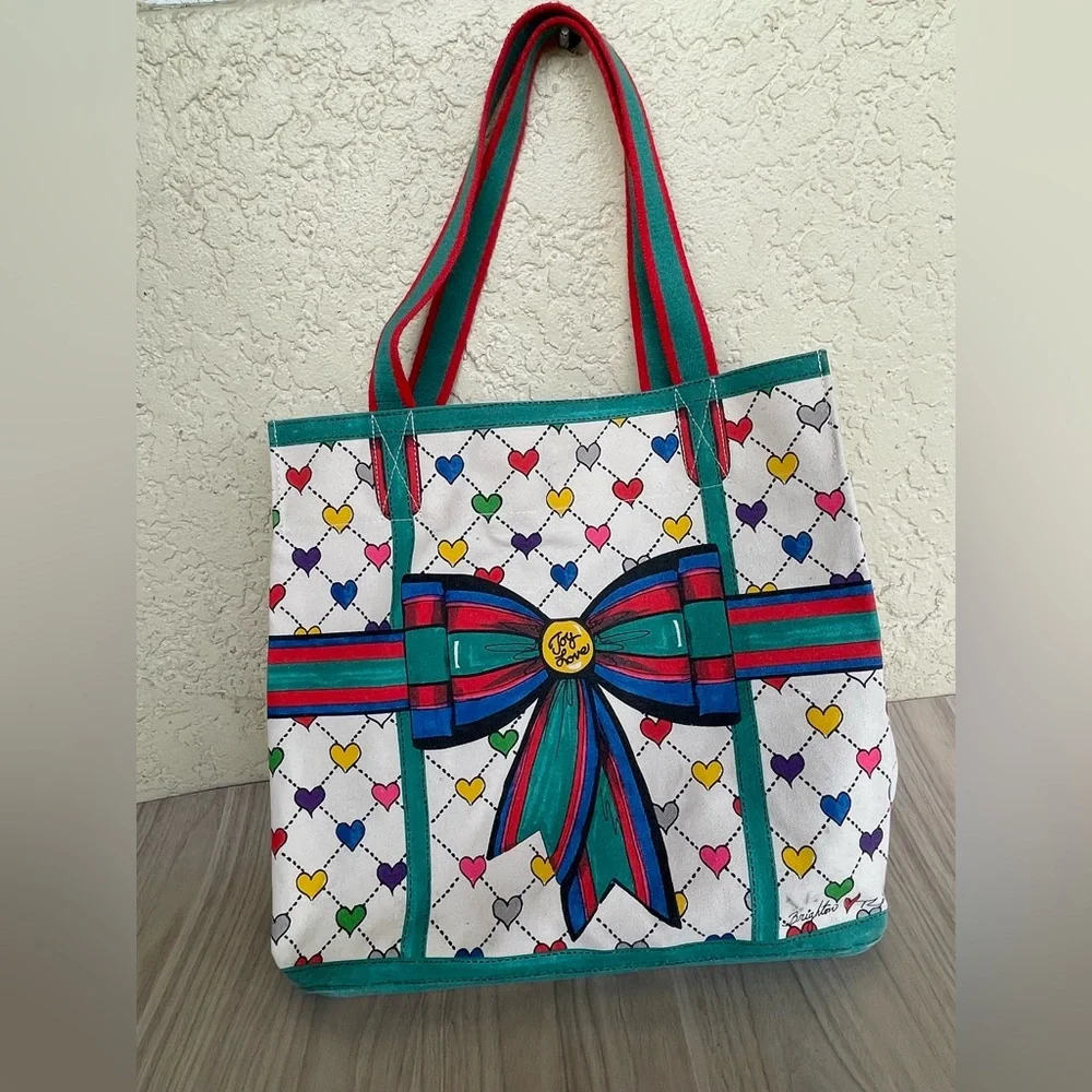 Brighton Multicolor Heart Tote